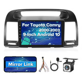 Para Toyota Camry Radio Android 10 Car Stereo Gps 2000-2003