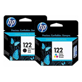 Cartucho De Tinta Hp 122 Kit C/2 Cores Preto E Colorido