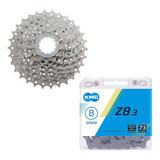 Cassete Shimano Claris Acera Hg50 8v 11-28 + Corrent Kmc Z8