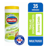 Toallas Virutex Desinfectante Multiuso Easy Clean 35-un -