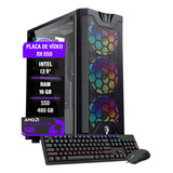 Pc Gamer I3 9100 Rx 550 4gb Memória 16gb Ssd 480gb