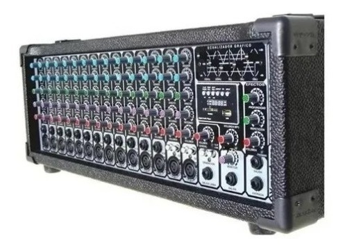 Consola Potenciada Usb 14 Ch Wenstone Ma-1400e/mp3