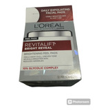 Loreal Revitalif Bright Reveal Peel Pad 30 Pre Soaked Pads