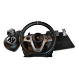 Kit Volante Pedales Krom K-wheel Pro Pc Ps4 Xbox One Switch