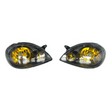 Faros Chevy C2 Colors Deportivos 2004 A 2008 Amarillo 