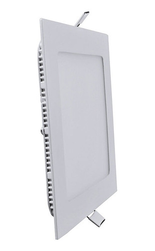 Foco Panel Led Embutido 12 W Luz Fria Luz Blanca  Cuadrado