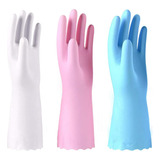 Guantes De Limpieza Reutilizables, 3 Pares De Guantes De Gom