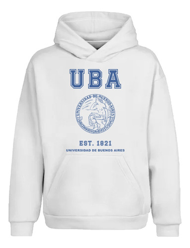 Buzo Canguro Universidad Nacional De Buenos Aires Uba Unisex