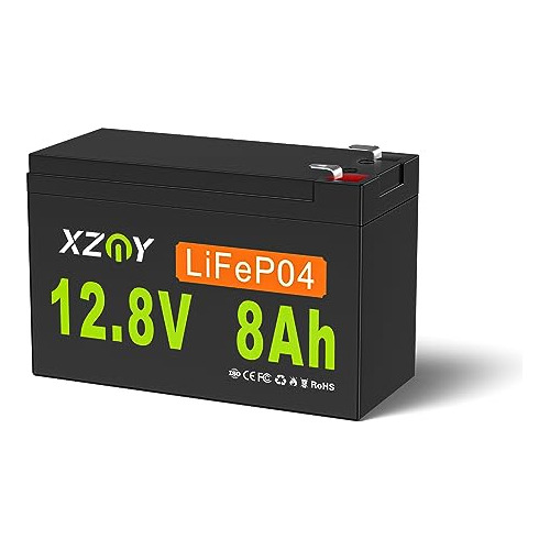 Batería De Litio Lifepo4 De 12v 8ah, Más De 5000 Cicl...