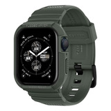 Funda Malla Spigen Para Apple Watch 44/45mm Rugged Verde