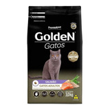 Ração Golden Premium Gatos Adultos Sabor Salmão 3kg (com Nf)