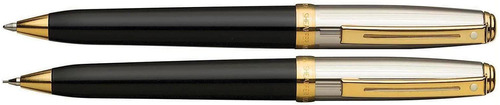 Sheaffer Prelude Ball Pen/mechanical Pencil Set, Black Lacqu