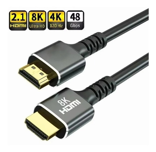 Cable Hdmi 2.1 8k /4k Ultra Hd Tv Ps4 / 5 De 2 Metros 48gbps