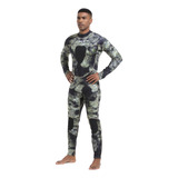 Roupa De Mergulho Camuflada 3mm Neoprene