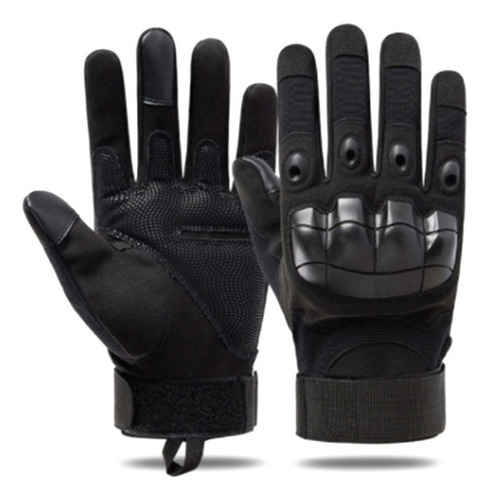 Y) Indestructible Long Finger Sports Gym Gloves M
