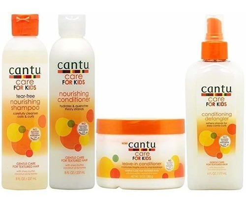 Cuidado Cantu Para Niños Champú + Acondicionador + Acondicio