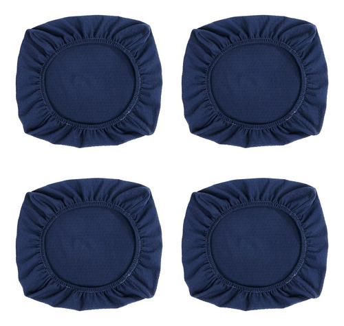 Fundas De Cojín De Asiento De Silla De Comedor Dark Blue_m