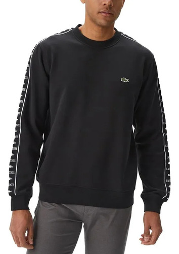 Poleron Sh749223031 Negro Lacoste