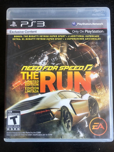 Need For Speed The Run Ps3 Físico