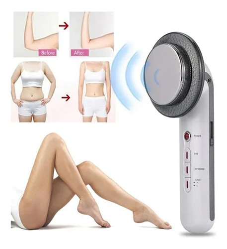 Massager Facial Ultra-sônico 3 Em 1 Pela Radiofrequência