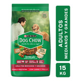 Dog Chow Adulto Mediano Y Grande 15kg