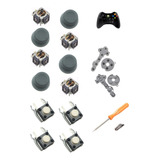 Kit Reparo Borracha Botão Cinza Para Controle Xbox 360