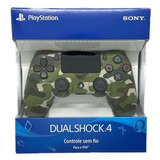 Controle Sem Fio Dualshock 4 Green Camouflage Sony - Ps4