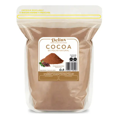 Cacao En Polvo GCCV Cocoa 100% Natural 1k Delicioso | MercadoLibre