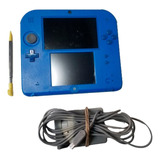Nintendo  3ds 2ds Color  Azul Y Negro Con Juegos Instalados