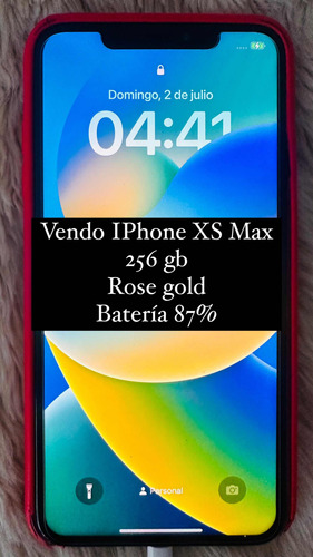 iPhone XS Max Rose Gold 256 Gb