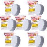 Kit 7 Pedras De Cloro Genco 3 Em 1 Para Piscina C/200g Cada