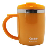 Jarro Mug Colores 400ml Keep Interior Acero Inoxidable