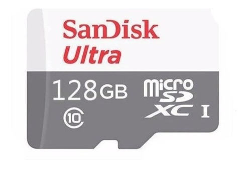 Cartão Micro Sdxc 128gb 80mb/s Class10 Orig Sandisk Ultra