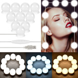 Kit De Luz Led Para Espejo De Maquillaje, 10 Focos