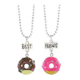 Collar Bff Cupcake Helado Comidas Mejores Amigos Best Friend