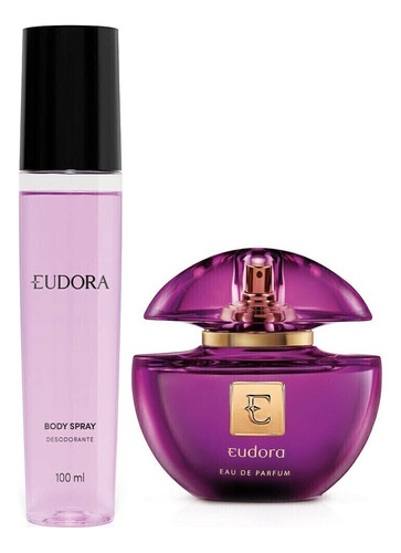 Combo Eudora: Eau De Parfum 75ml + Body Spray 100ml