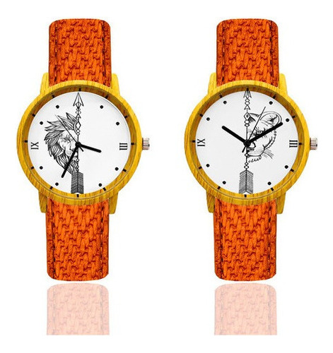 Reloj De Pareja León Y Leona + Estuche Dayoshop