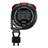Cronometro Digital Q&q Hs-48 Wr-50m Alarma Reloj Calendario