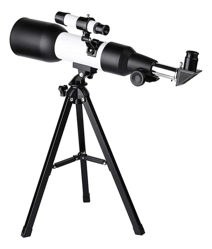 Telescopio Tripode F36060 Astronómico Monocular Espacio. Color Blanco