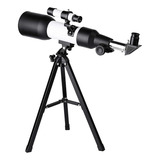 Telescopio Tripode F36060 Astronómico Monocular Espacio. Color Blanco