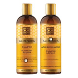 Shampoo + Acondicionador +baño De Crema Almendra Reino