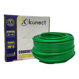 Cable Electrico Cca Calibre 12 Verde Rollo 100m Konect