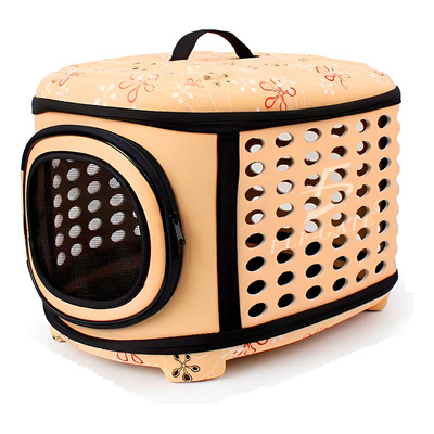 Mochila para mascotas Ele-Gate MAS025 color beige tamaño mediano | Envío gratis