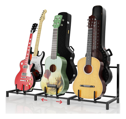 Guibukeyan Soporte De Guitarra Con 6 Soportes Para Múltiples