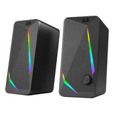 Caixa De Som Redragon Waltz Rgb 2.5wx2 200hz Usb 3.5mm Gs510