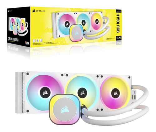 Enfriamiento Liquido Corsair Icue Link H150i 360 Rgb Blanco