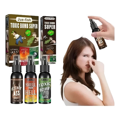Kit 3pz Jue-fish Spray Apestoso Para Bromas Pedos | Meses sin interés