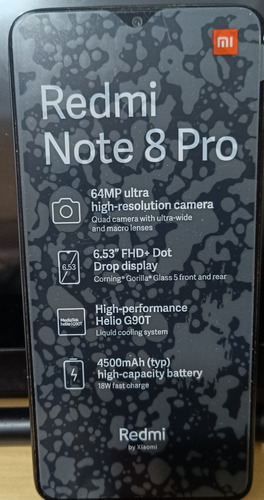 Celular Smartphone Redmi Note 8 Pro 128gb 