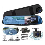 Quelima12  2.5k Mirror Dash Cam Con Pantalla Táctil Completa