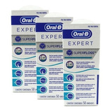 Hilo Dental Para Brakets Ortodoncia ( 3 Cajas ) Oral B